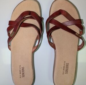 GH Bass brown sandals size 11